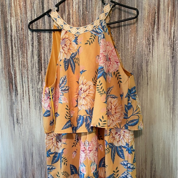 Blue Rain Romper - Picture 2 of 4